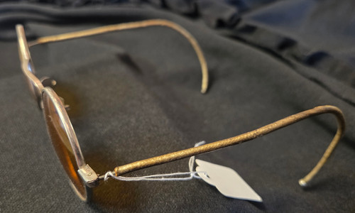 【A121】1800年代 スターリングシルバー製　フランスアンティーク眼鏡 A121】1800年代 スターリングシルバー製 フランスアンティーク眼鏡