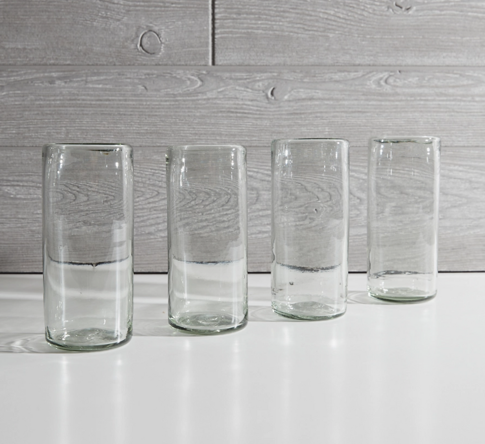 Handblown Tall Glasses
