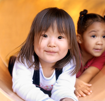 Kids in Slide