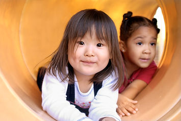 Bambini in diapositive