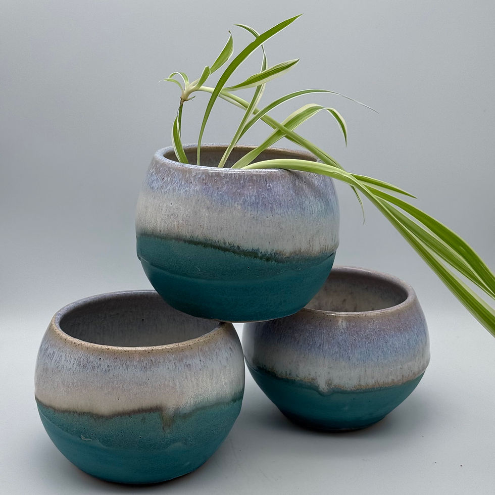 Sea mist round bowl