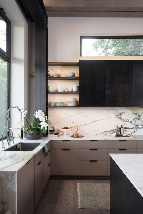 modern kitchen and full house remodel in colorado with high end finishings