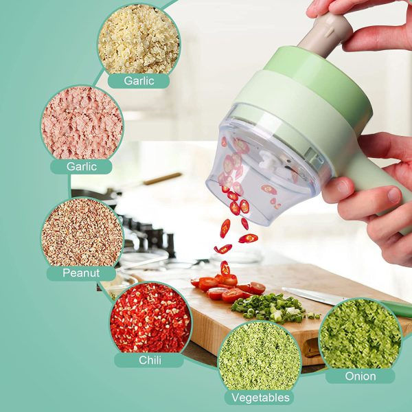 Electric Handheld Hammer Vegetable Cutter Chopper Multifunction ( Free Shipping)