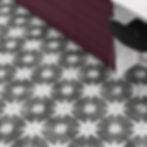 Carrelage effet carreau de ciment Estrella Fundo Negro