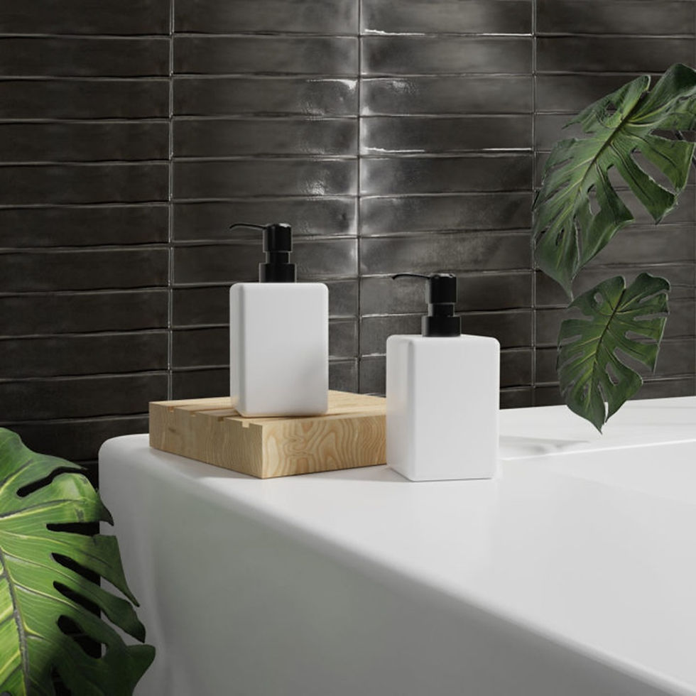 Carrelage effet Zellige Trendy Silver 5x25 cm