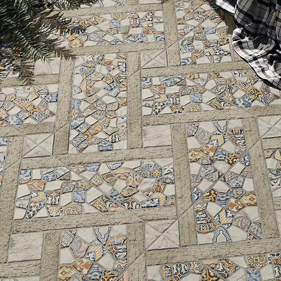 Carrelage Terrasse Effet Pierre Décor serie Marte Mat 45x45 cm