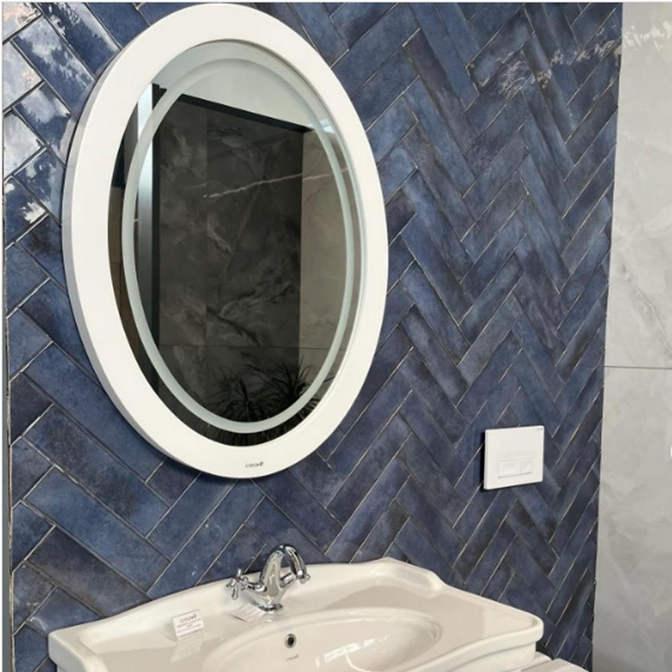 Carrelage effet Zellige Antic Glossy Navy 7,5x30 cm