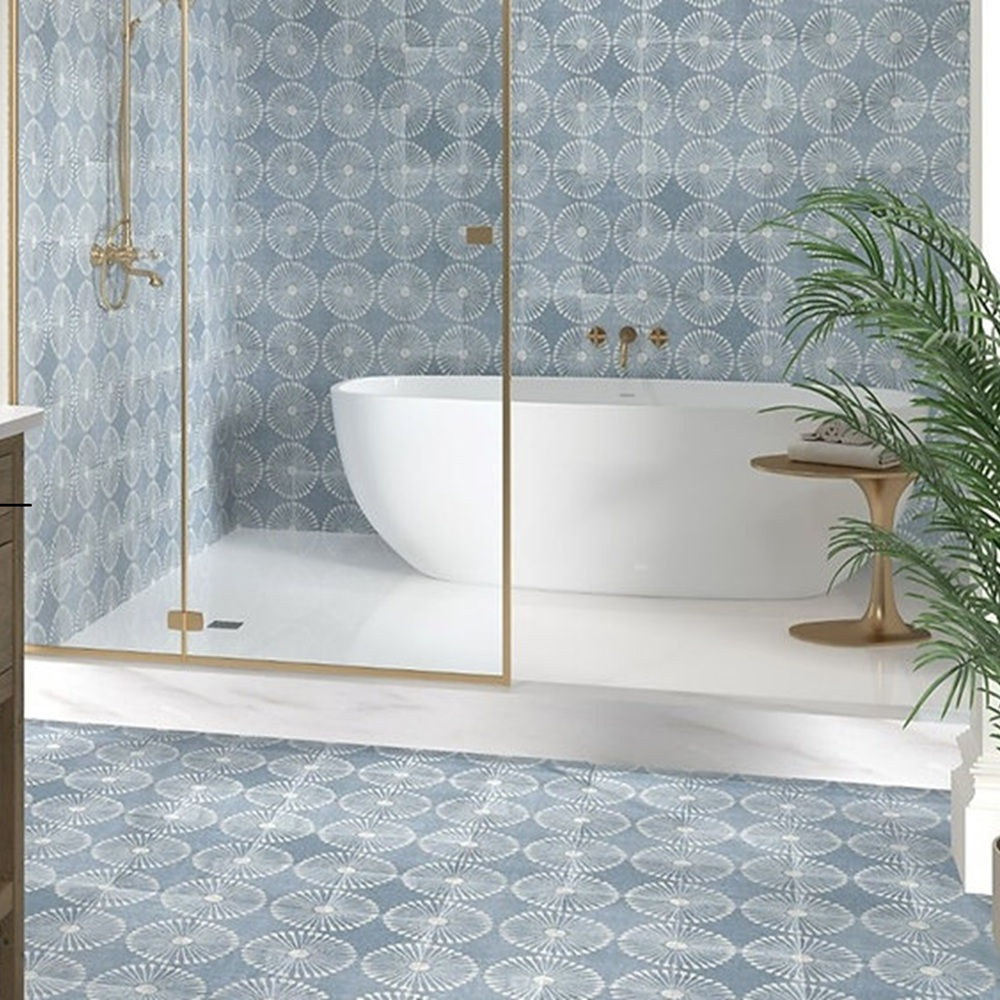 Carrelage effet Carreau de Ciment Carino Deco Ydra 20x20 cm de Mainzu