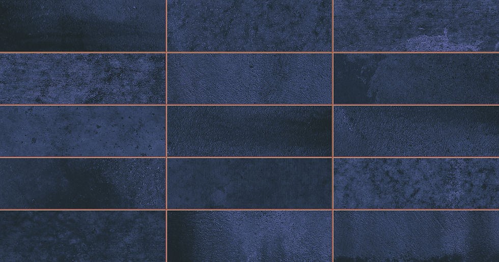 Carrelage effet Zellige Nexti Ocean brillant de Ecoceramic