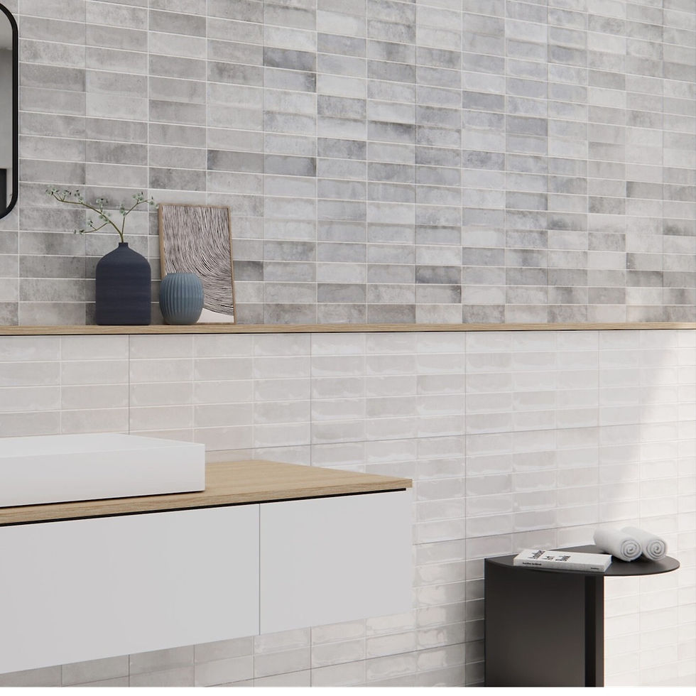 Carrelage effet Zellige Blanc Pre Ponto White de Prissmacer