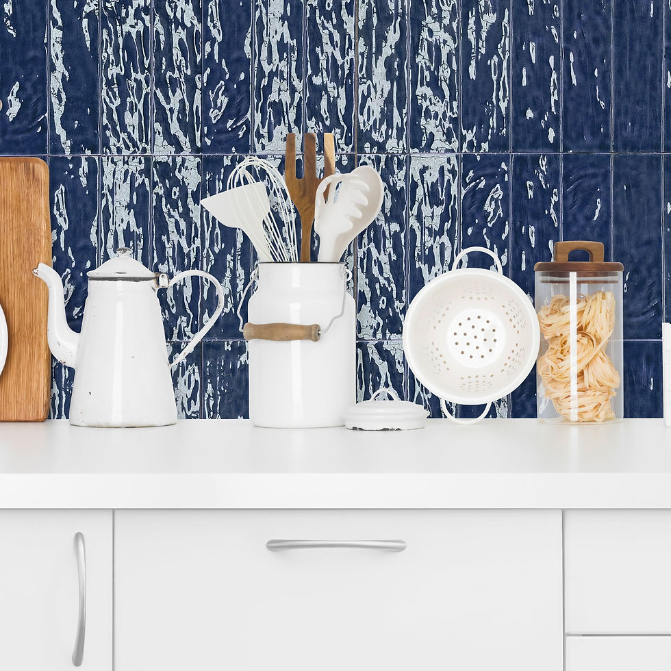 Carrelage effet Zellige Elements Abyss 7x25 cm