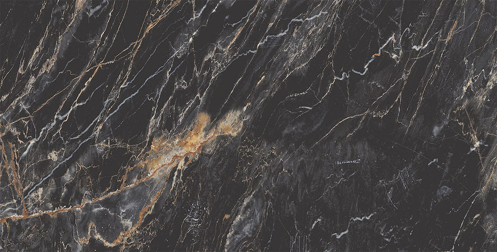 Carrelage effet Marbre Noir brillant Majestic Black