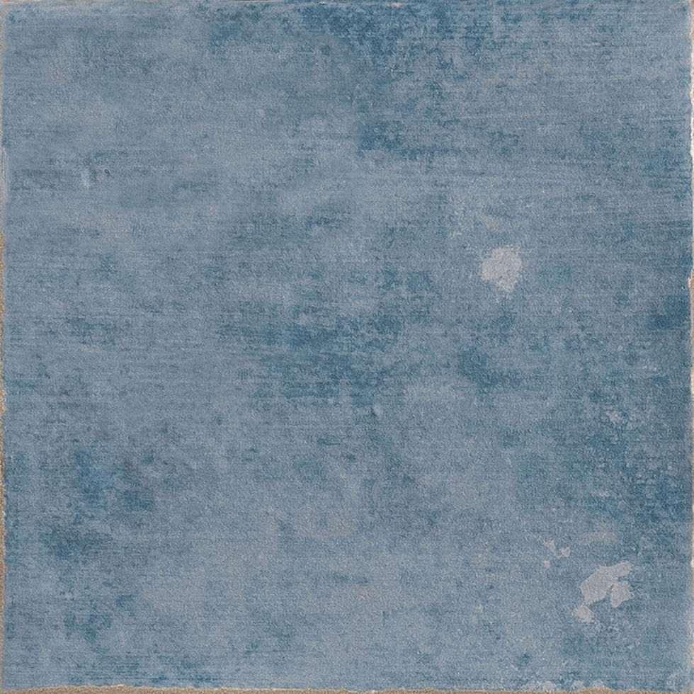 Carrelage effet carreaux de ciment Marlow Blue Bayou 11,5x11,5 cm Nanda Tiles