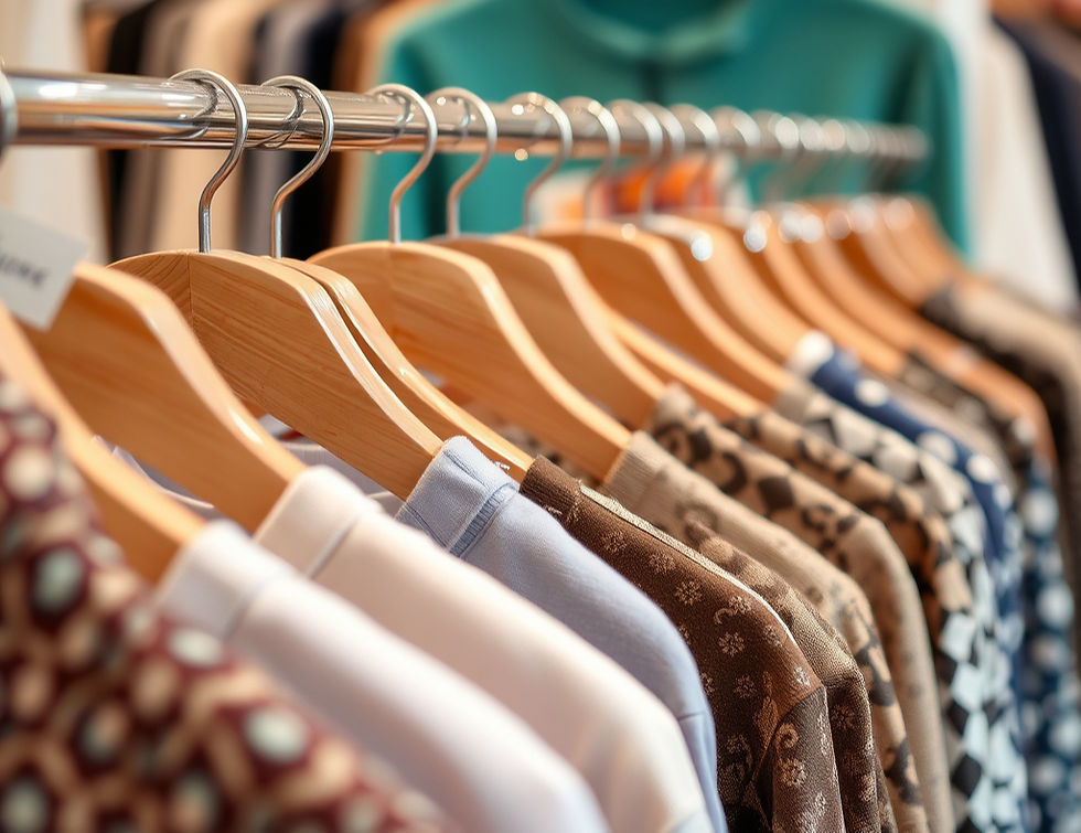Rail of clothes