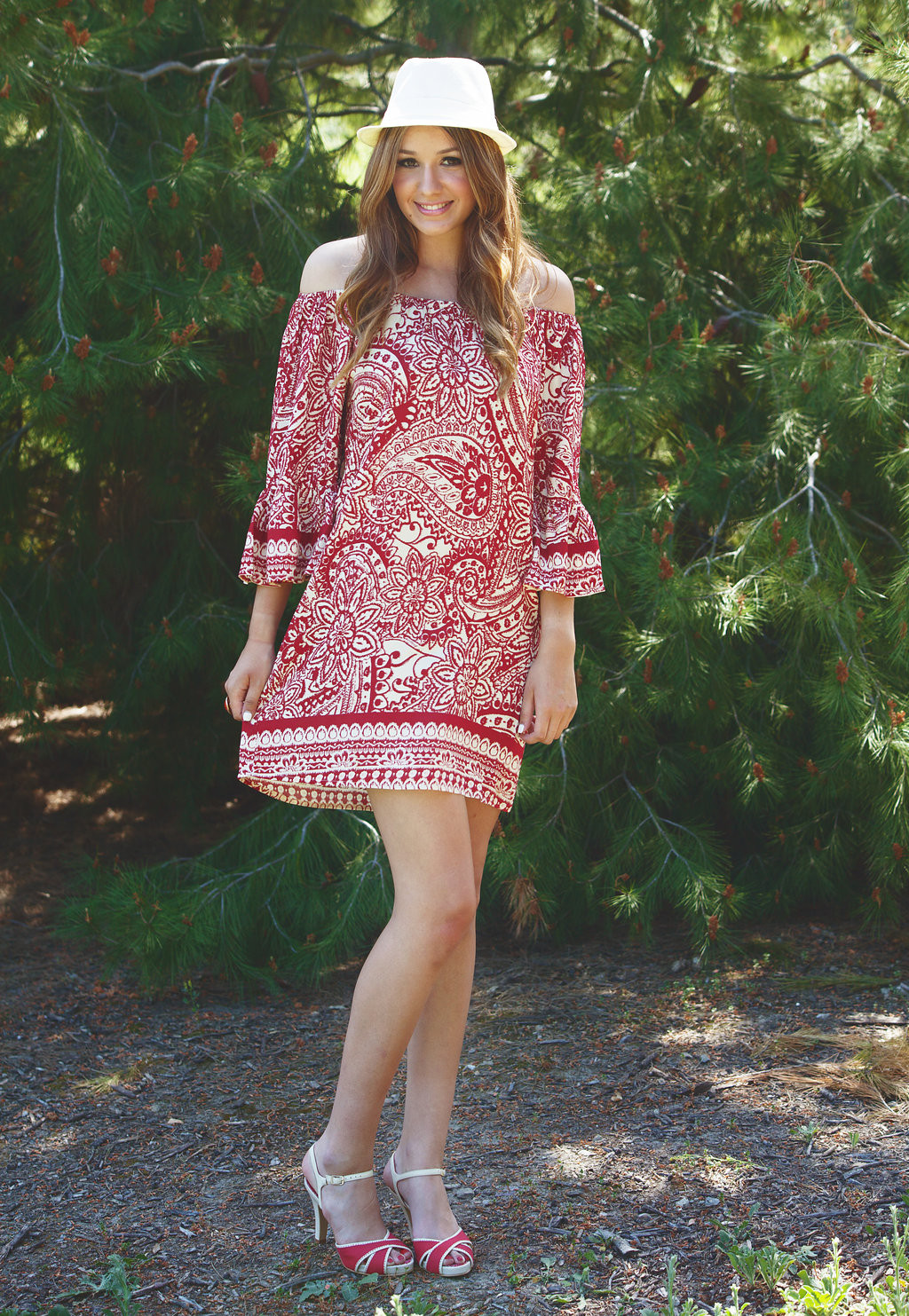 Umgee's Day Dress Red