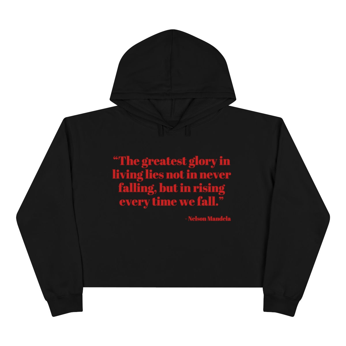 The Greatest Glory Crop Hoodie