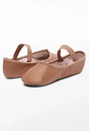 Studio Leather Ballet Shoes - Warm Sand