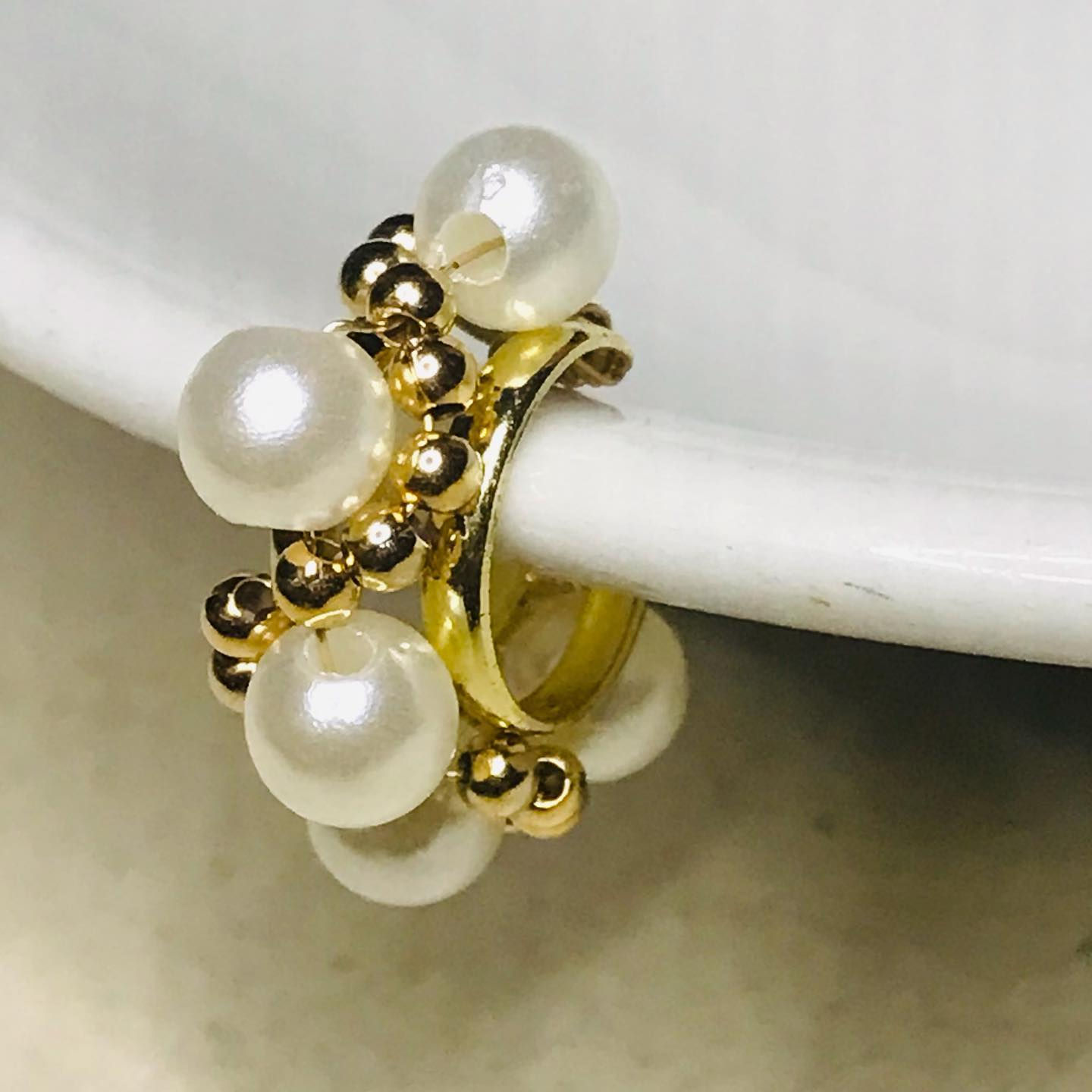 Earcuff perlas