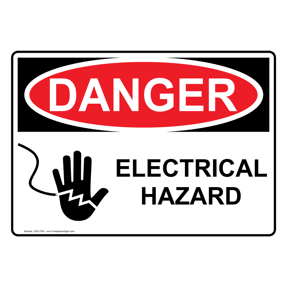 danger electrical hazard