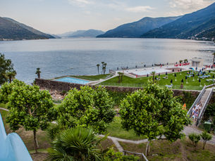 Lido Brissago - swim and relax at newly renovated beach area