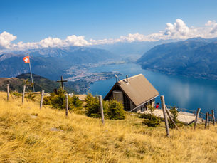 Gridone Mountain, Refugio al Legn (1802m) is right above Brissago, a fantastic hike  experience