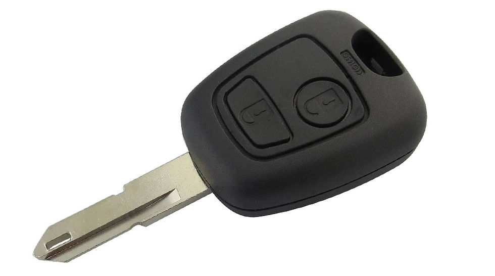 Peugeot 307 és Citroen Nemo eltört kulcs javítás, bicskás távirányító kulcsház 3 gombbal – autókulcs ház csere