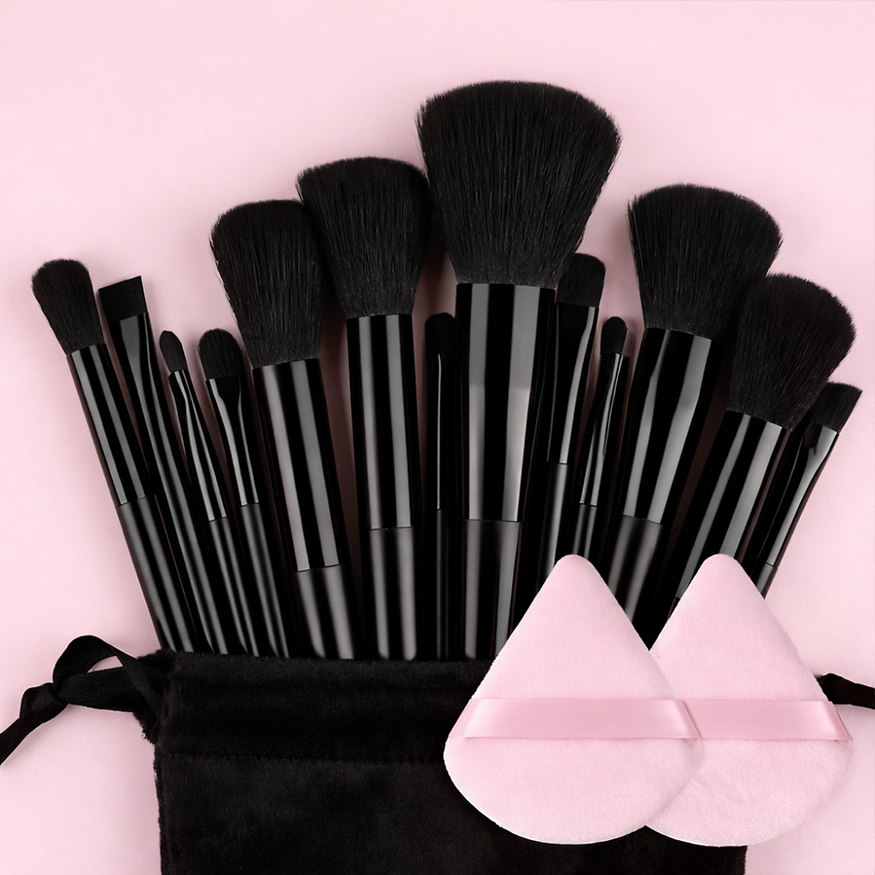 Miniatura: Kit Profissional 13 Pincéis de Maquiagem - Esfumado Perfeito e Pele de Porcelana