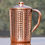 Thumbnail: 2 Liter Pure Copper Jug – Handcrafted Hammered Design with Lid | Ayurvedic Water