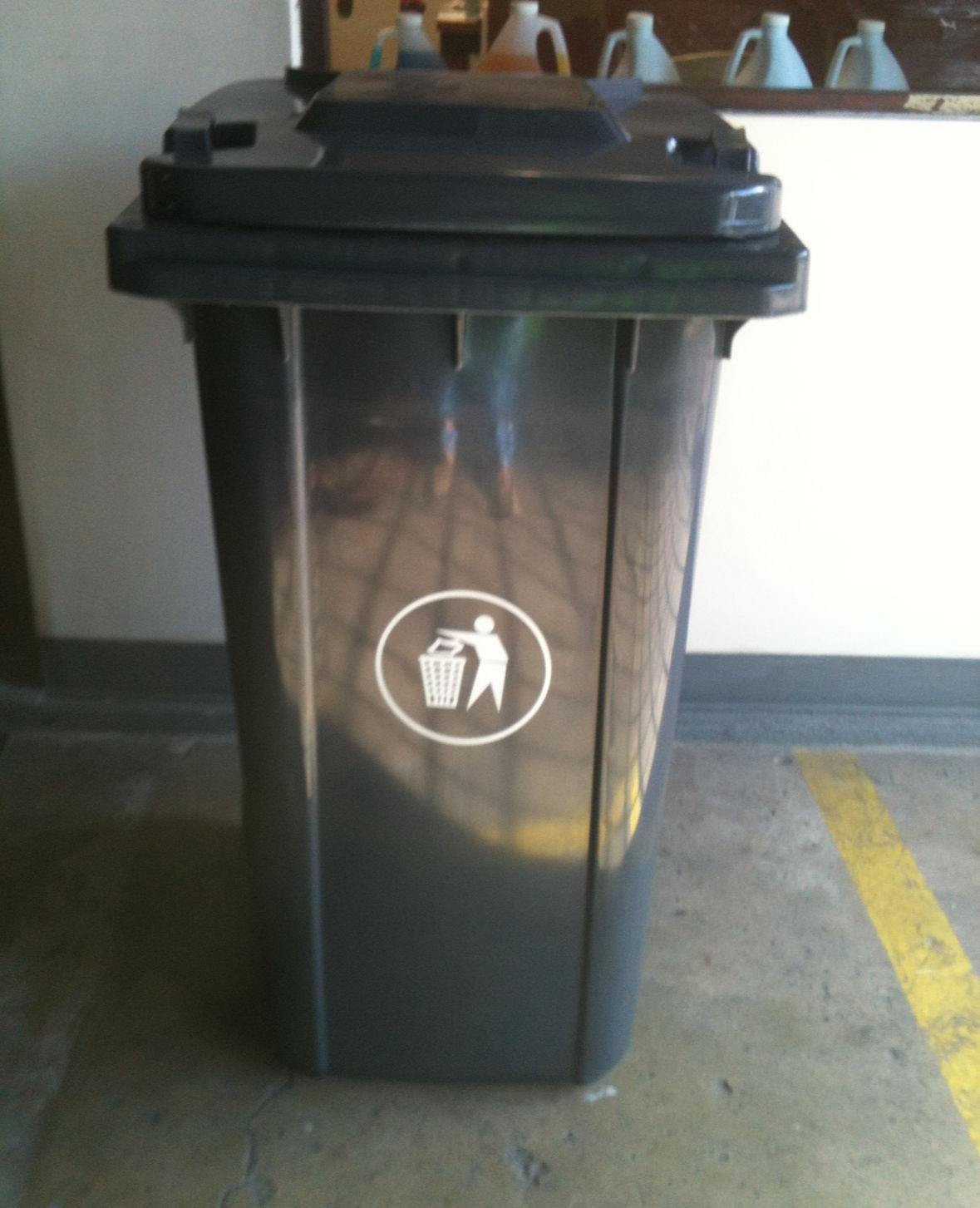 Zafacón Big Wheel Extra Tough 60GAL - Virgin Plastic