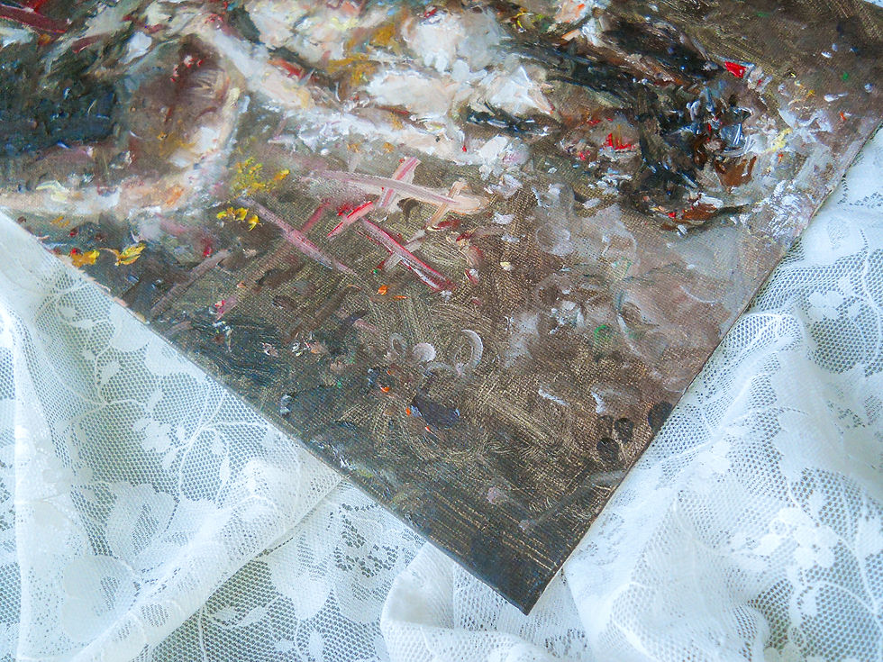Thumbnail: straight from the tube - original oil painting