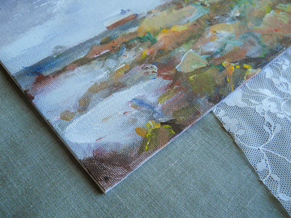 Thumbnail: wreck beach - original acrylic painting