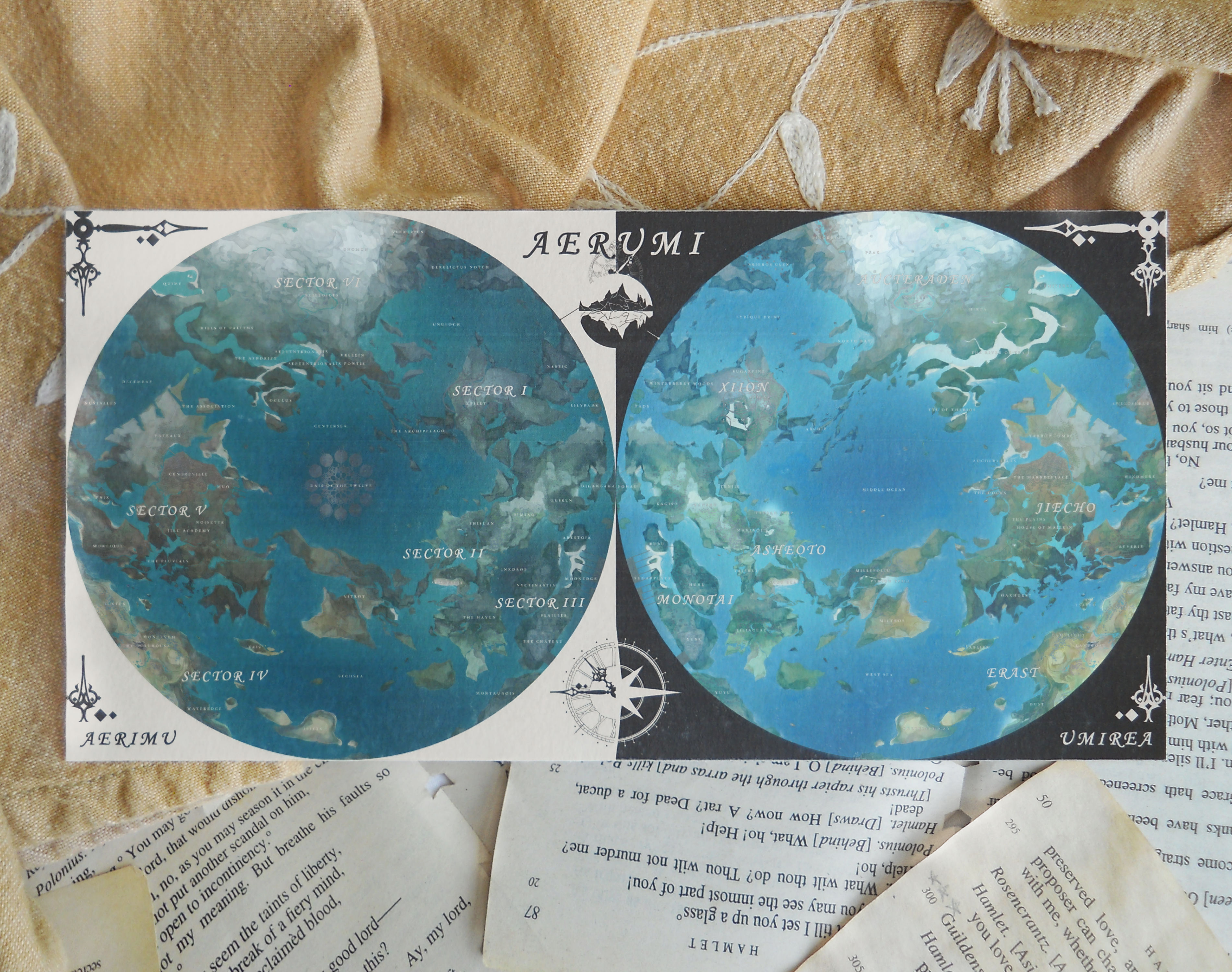 aerumi map - cardstock print
