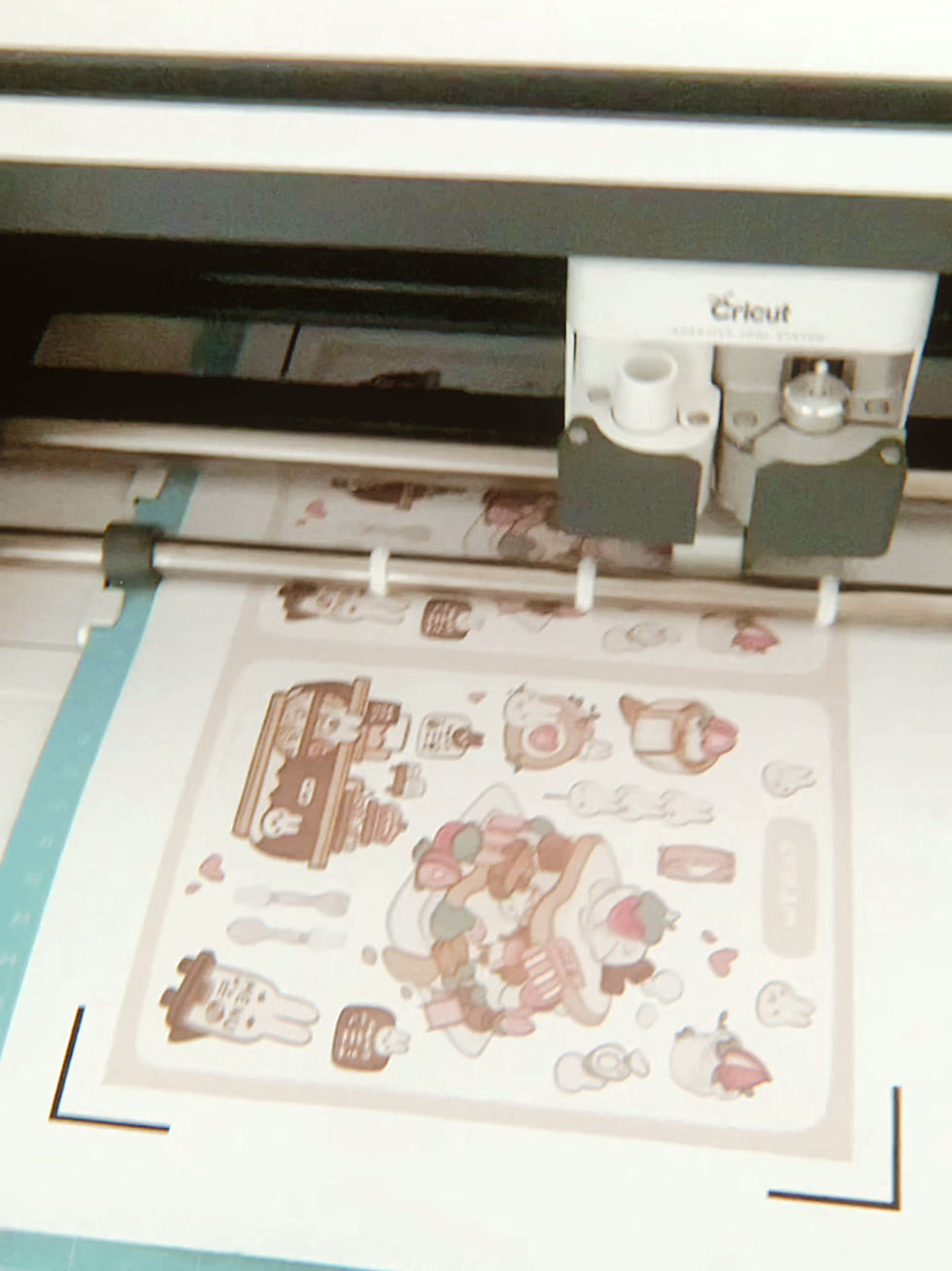 Thumbnail: cream - sticker sheet