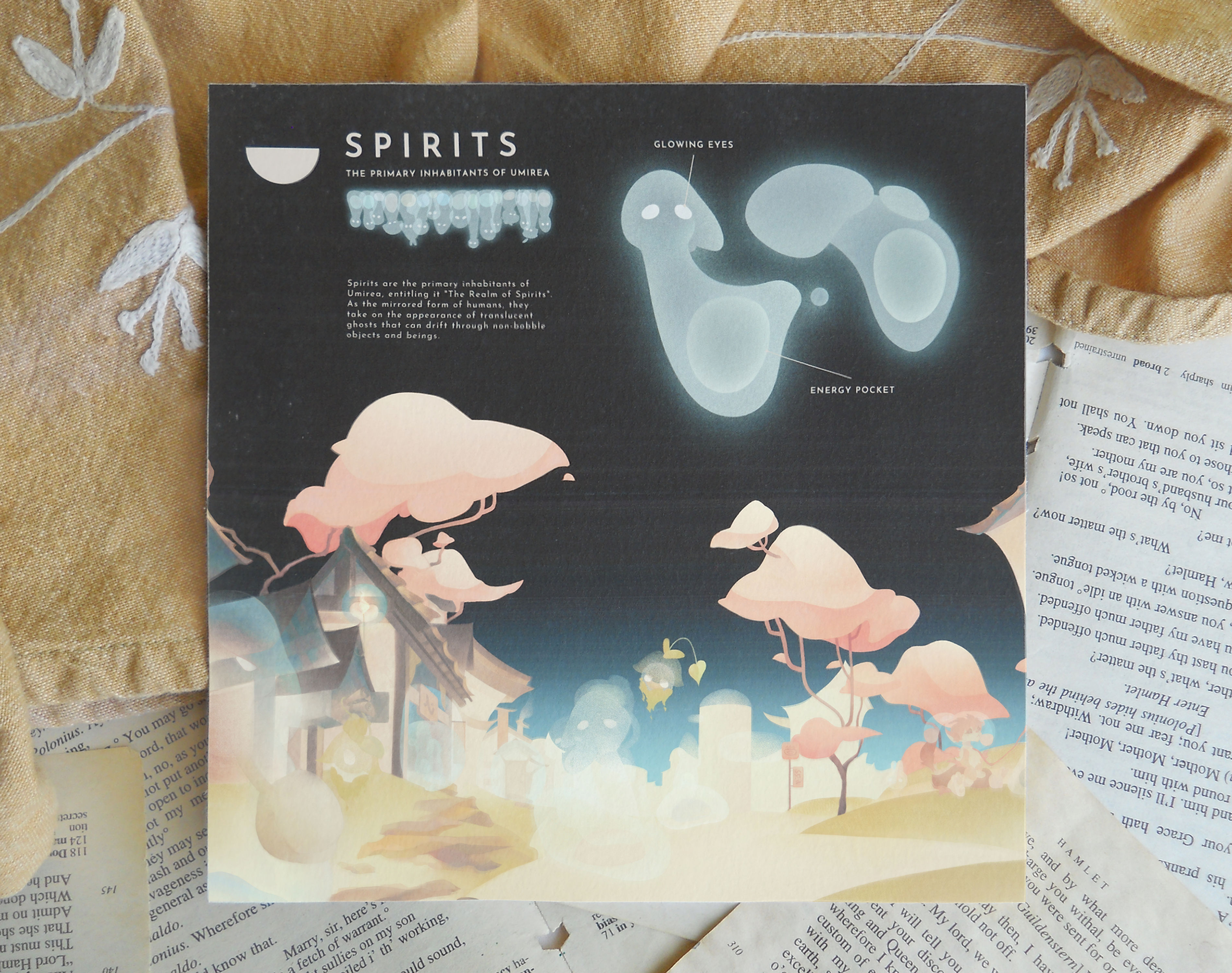 spirits - cardstock print