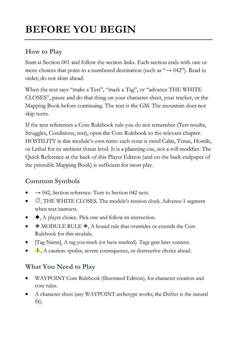 The Cartographer’s Last Map genuine interior preview 1: player introduction