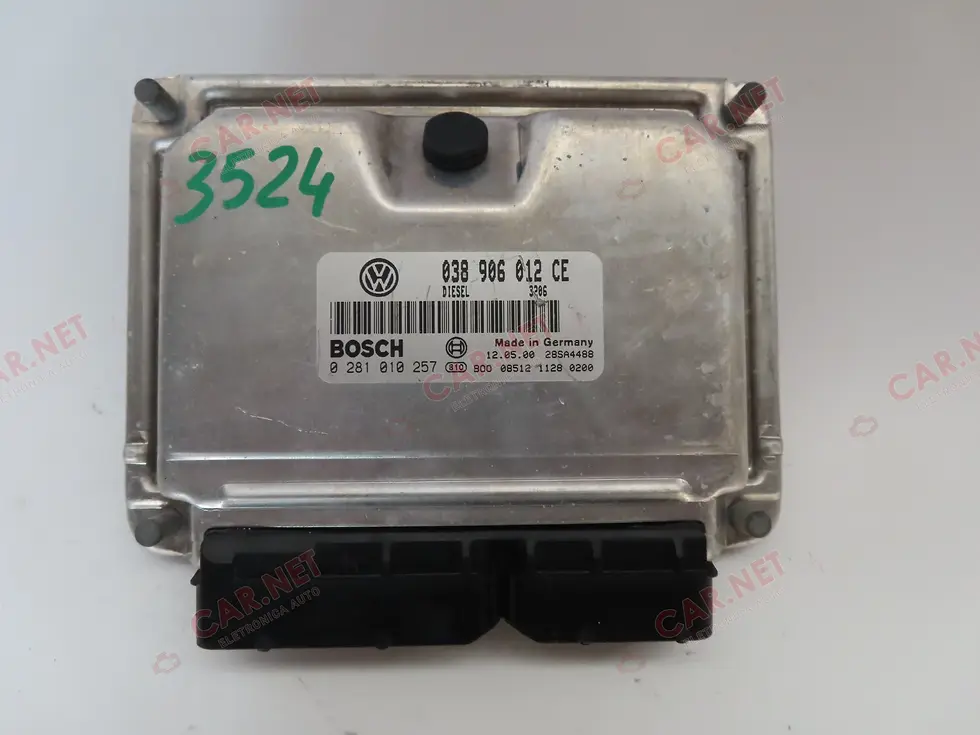 038906012CE BOSCH 0281010257 CENTRALINA MOTORE SKODA FABIA I 6Y 1.9 SDI 47KW ASY