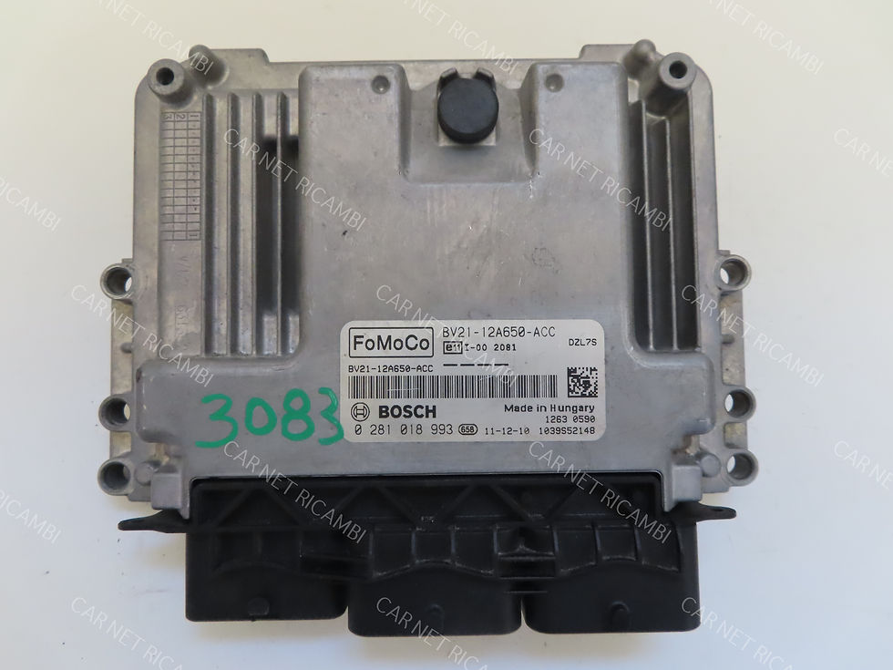 BV21-12A650-ACC CENTRALINA MOTORE FORD FIESTA VI 1.4 TDCI 51KW BOSCH 0281018993