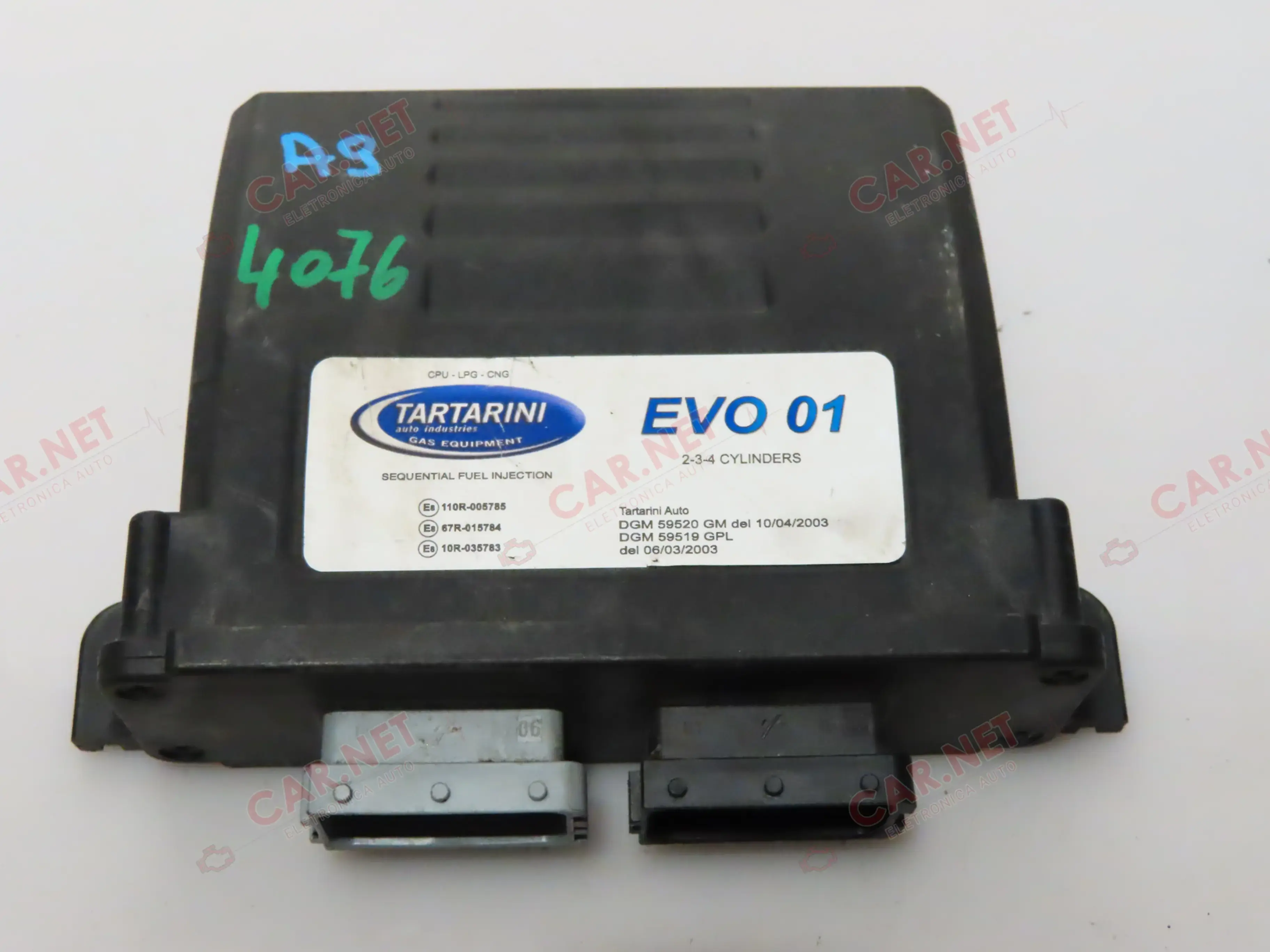 CENTRALINA INIEZIONE GPL CPU ECU LPG CNG TARTARINI EVO 01 2-3-4 CYL 110R-005785