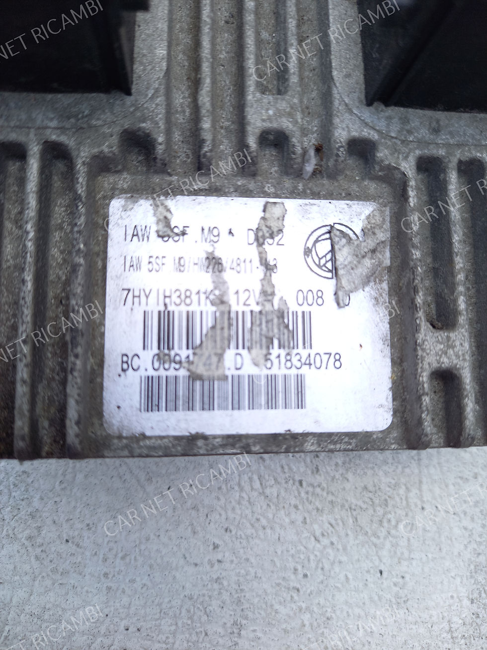 Miniatura: CENTRALINA MOTORE IAW 5SF.M9 HW226 51834078 LANCIA YPSILON 843 1.4 57KW B/GPL
