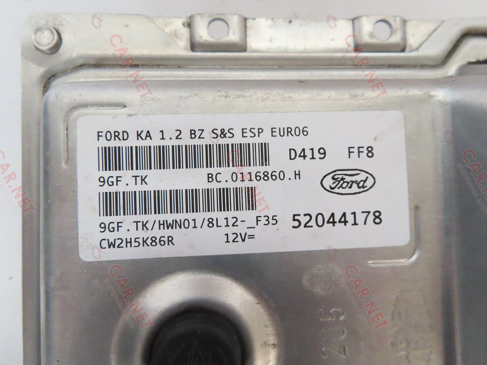 Miniature : 52044178 UNITÉ DE CONTRÔLE DU MOTEUR FORD KA RU8 1.2 51KW MARELLI 9GF.TH HWN01 8L12-_F35