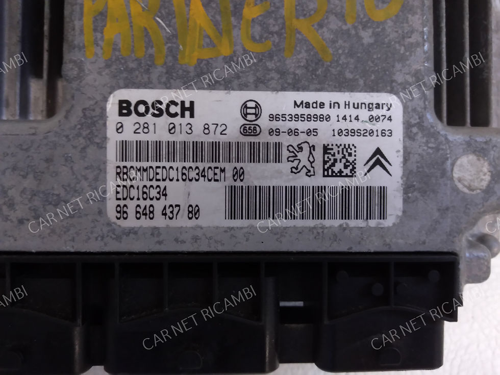 Miniature : UNITE DE CONTROLE MOTEUR CITROEN BERLINGO C4 C3 PEUGEOT 308 PARTNER 1.6HDI 0281013872