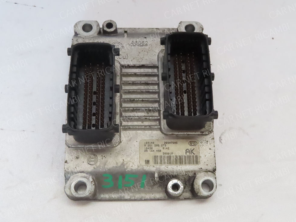 0261206273 BOSCH ME7.6H4 GM 09164459 CENTRALINA MOTORE ECU OPEL AGILA A 1.0 12V