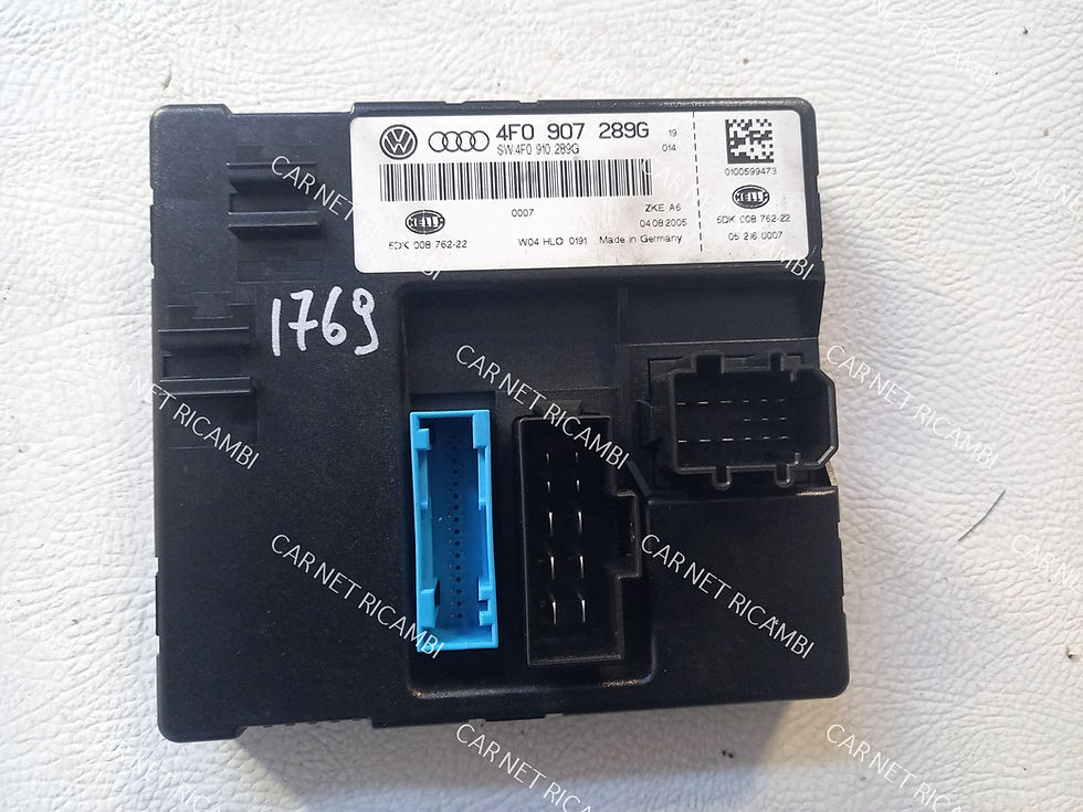 4F0907289G CENTRALINA SERVIZI MODULO CONFORT AUDI A6 C6 4F2 HELLA 5DK008762-22