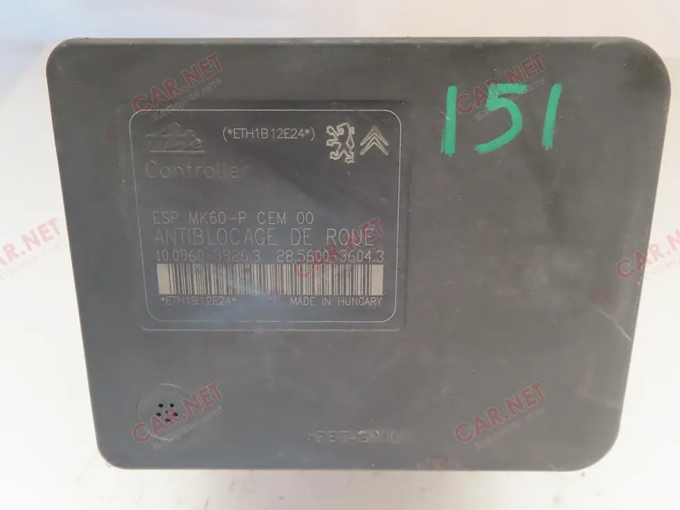 Miniatura: 9674415980 10.0960-3926.3 CENTRALINA POMPA ABS ESC CITROEN C3 DS3 ATE MK60-P