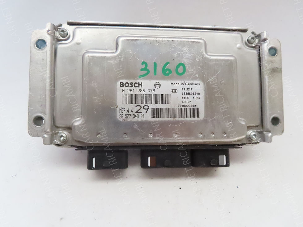 Miniatura: 0261208376 9652734980 BOSCH CENTRALINA MOTORE CITROEN C2 JM 1.6 VTS 122 CV 90 KW
