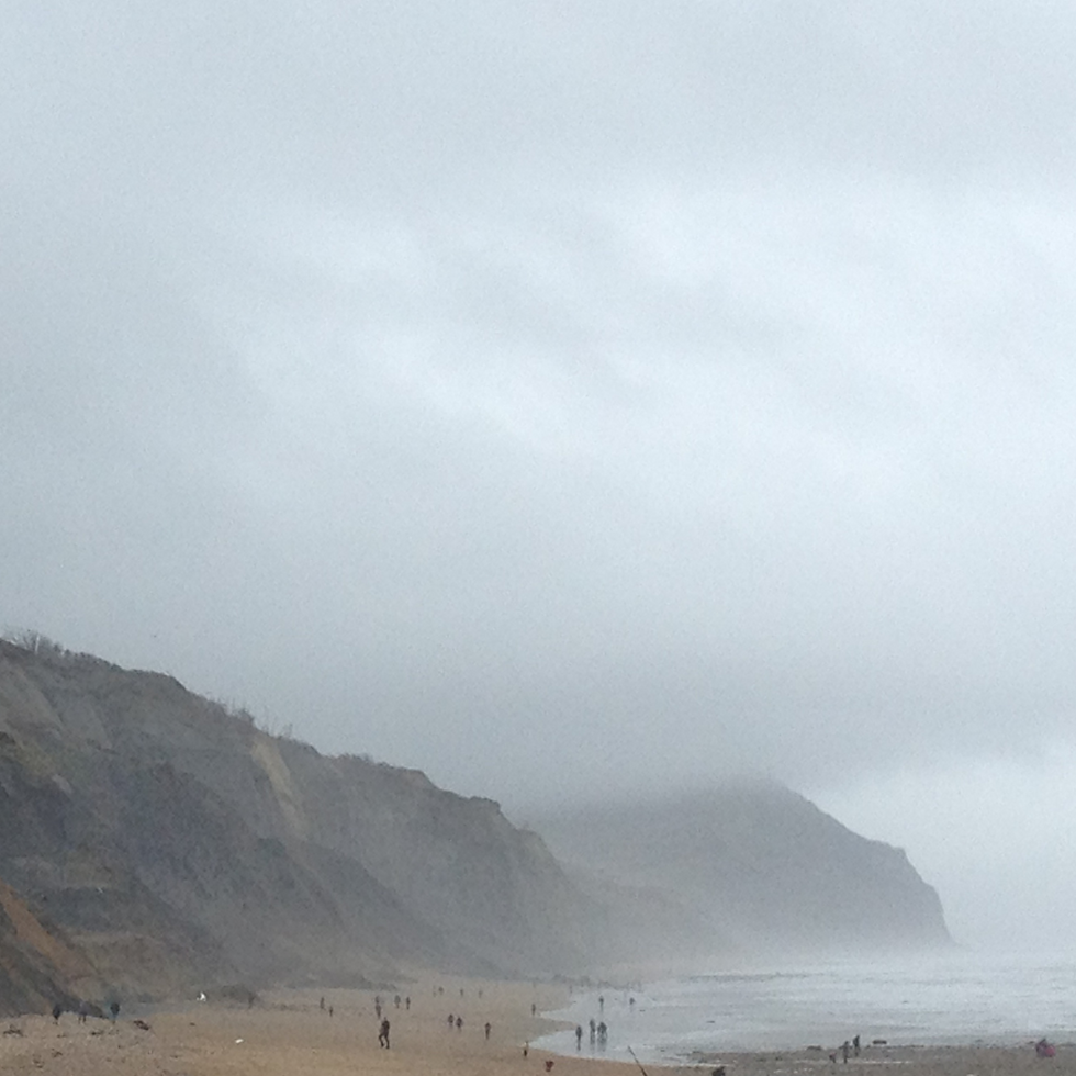 Thumbnail: A stormy day at Lyme Regis