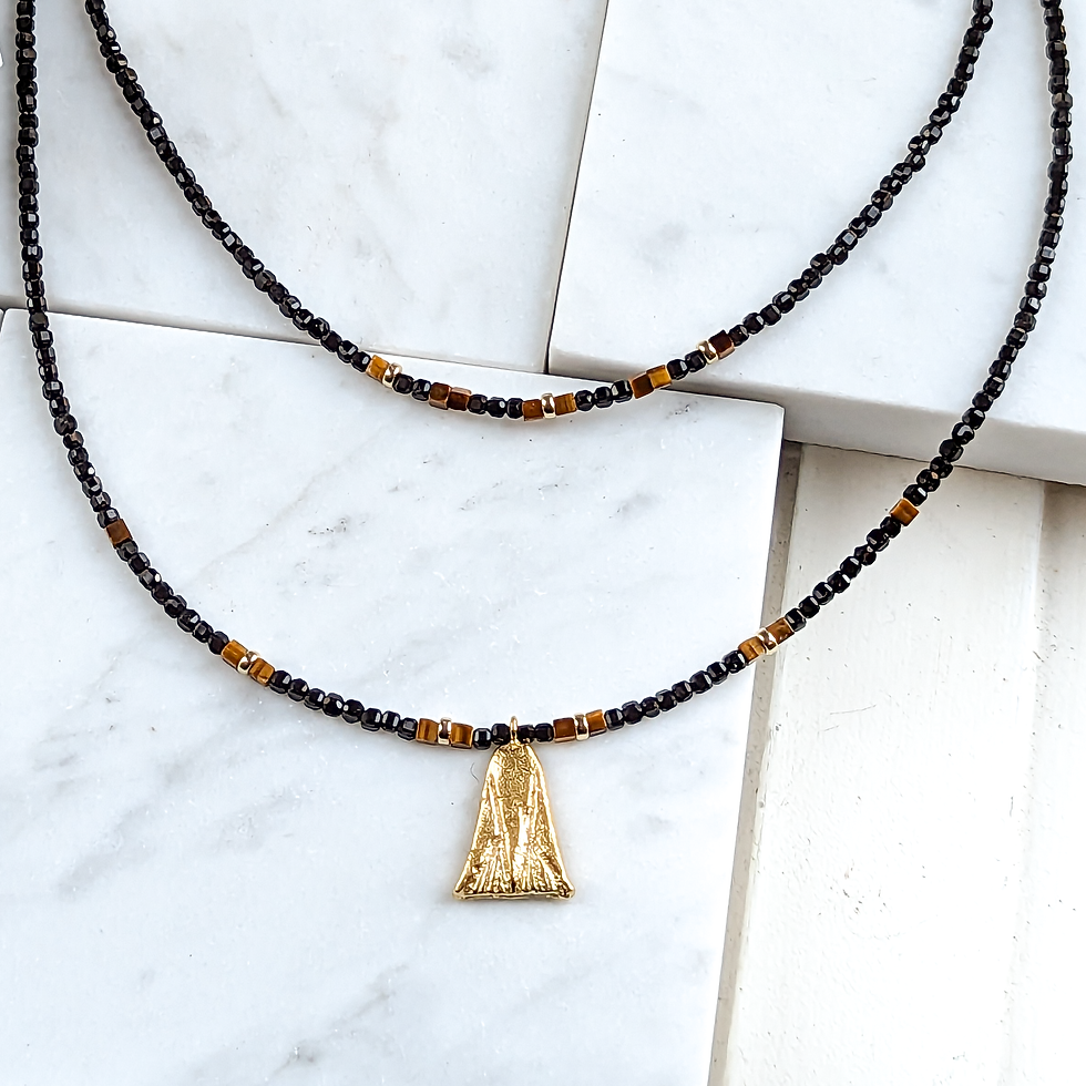 Thumbnail: Cleopatra inspired necklace on white background