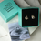 Thumbnail: Organic shaped silver studs in gift box with flyer