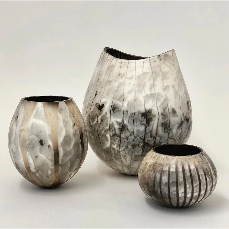 Three pots by Hannah Wilson
