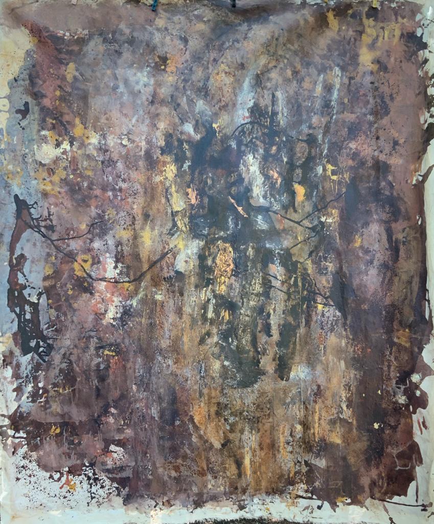 Tierra Acrilico 110 x 140 cm. 2020